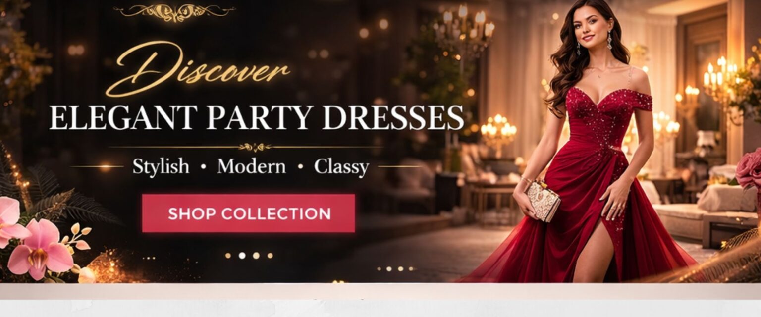 Explore premium luxury fashion dresses designed for elegance and style