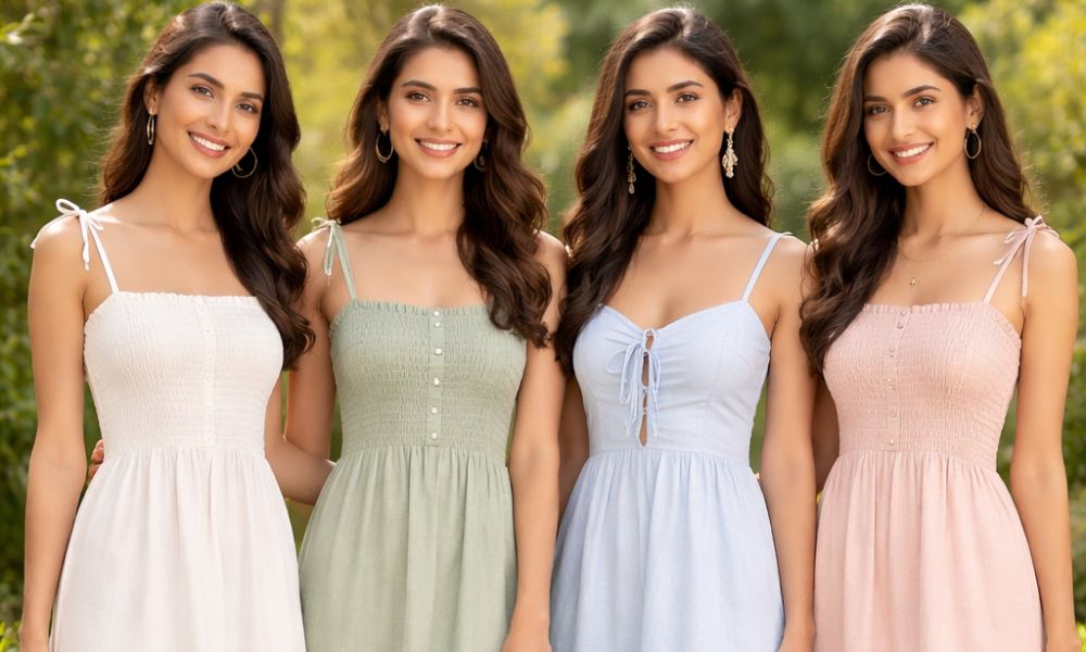 Lightweight and breathable linen fabric perfect for cool and comfortable summer wear