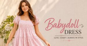 "Fashionable babydoll dress for women"