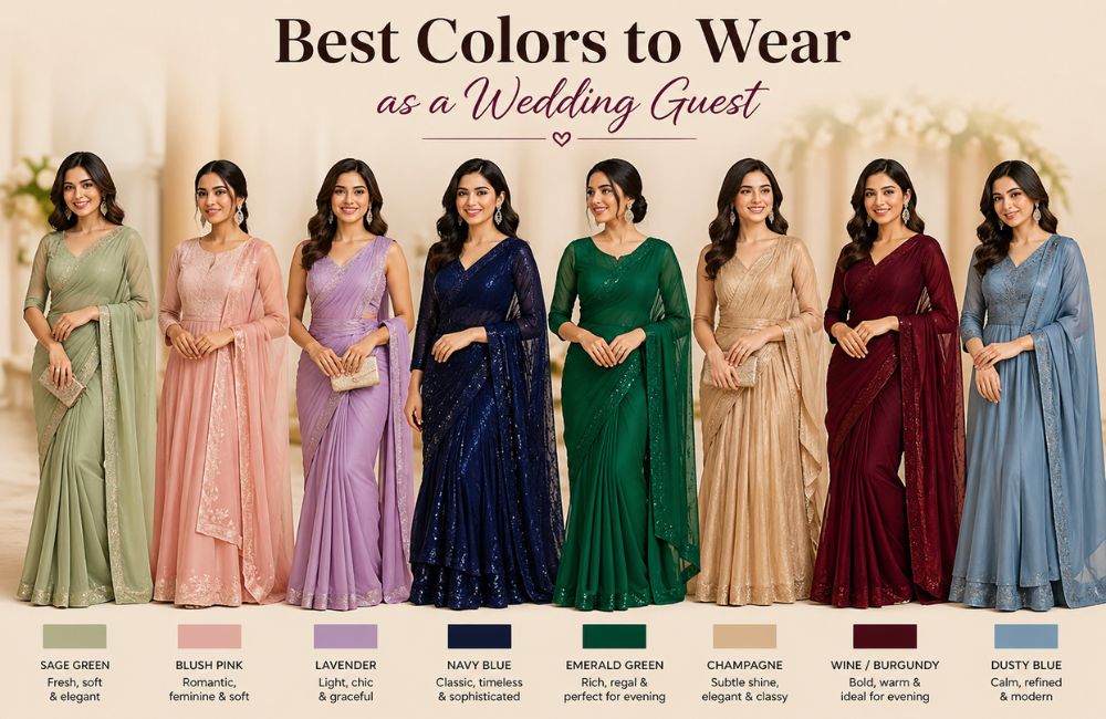 Best Colors to Wear as a Wedding Guest