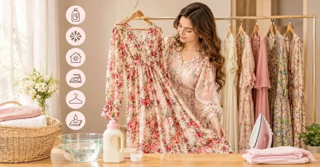 Care tips for floral maxi dresses to keep them fresh, vibrant, and stylish