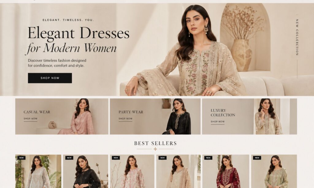 Luxury fashion that blends elegance with comfort