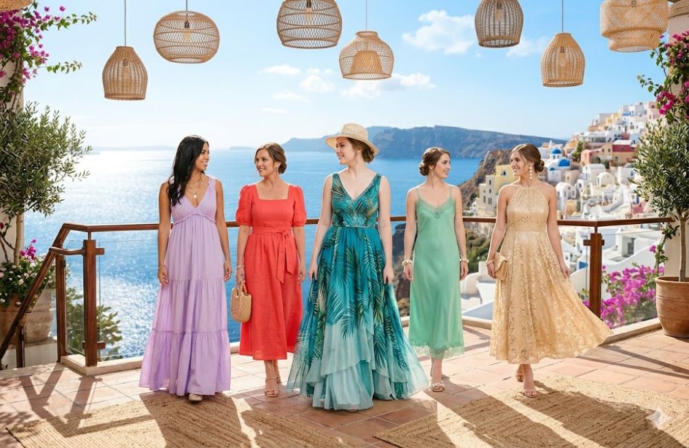 "Fashionable women’s summer dresses combining comfort, style, and elegance."