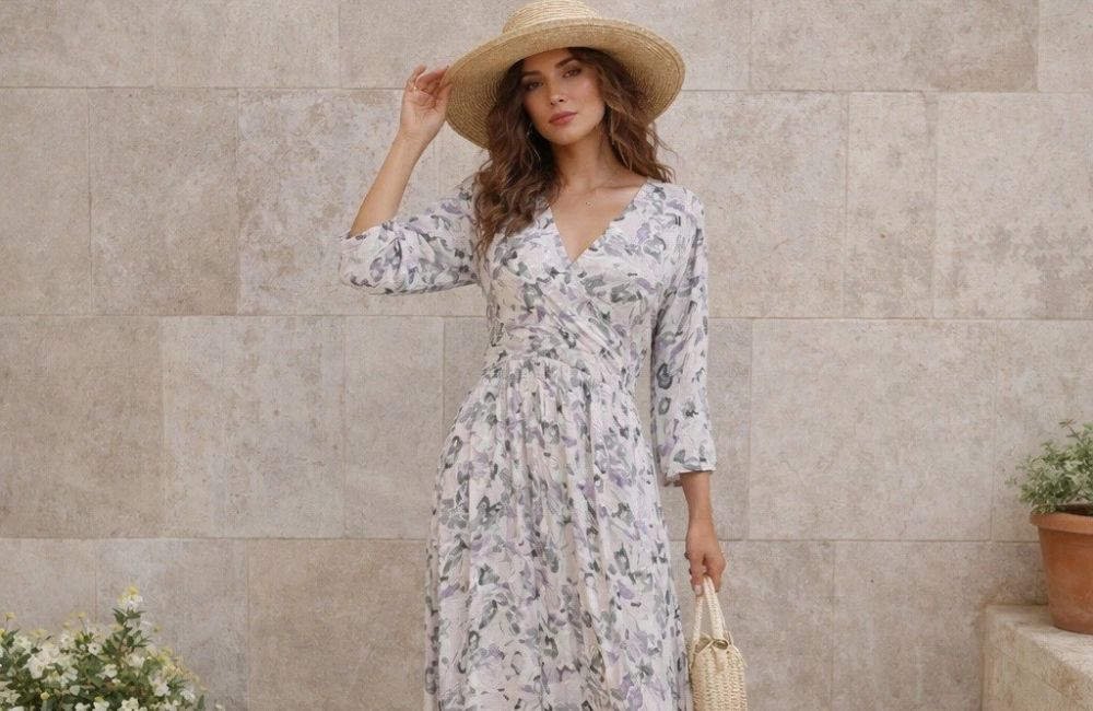 Formal Floral Maxi Dress