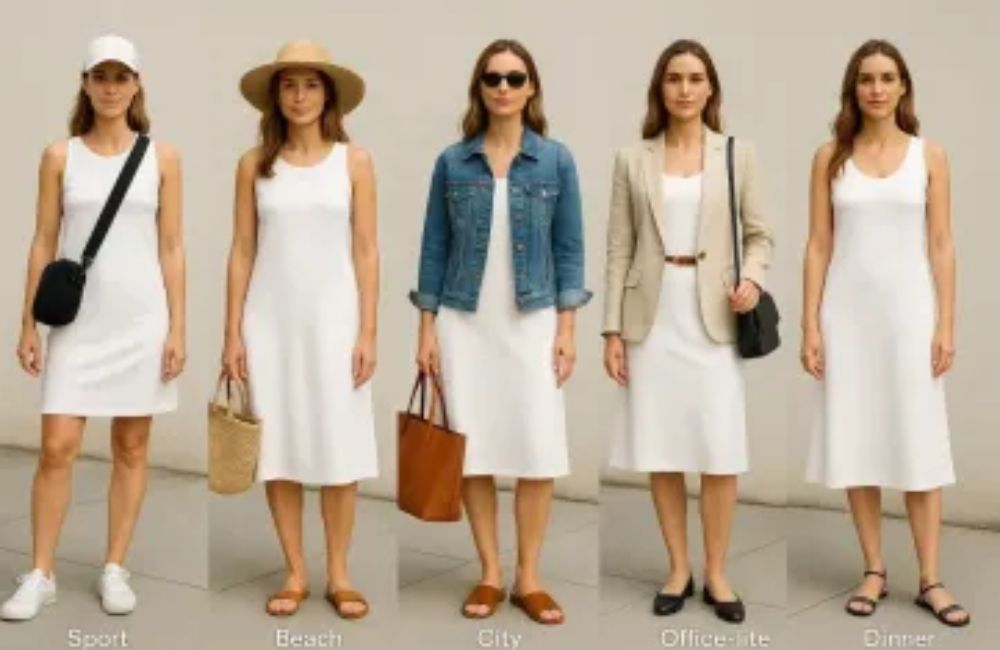 How to Style a White Dress