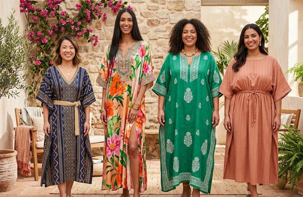 Kaftan Dress for Different Body Types