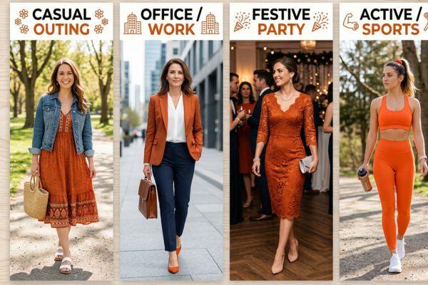Orange Outfit for Different Occasions