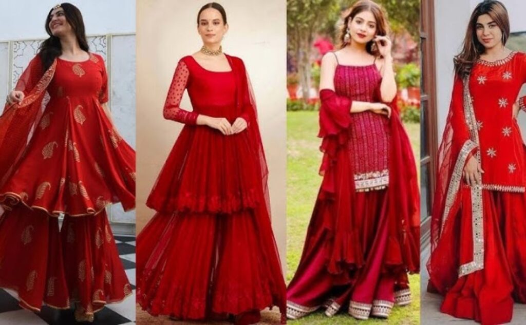 Party Wear Red Dress