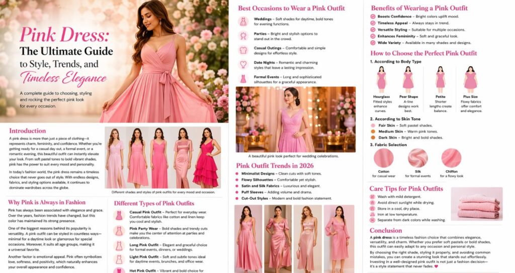 Pink Dress: The Ultimate Guide to Style, Trends, and Timeless Elegance