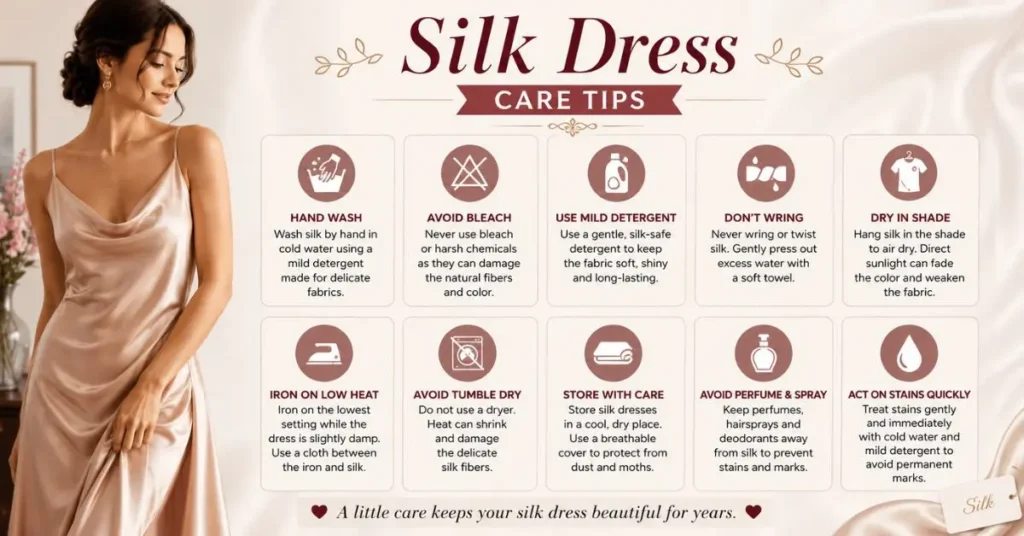 Silk Dress Care Tips