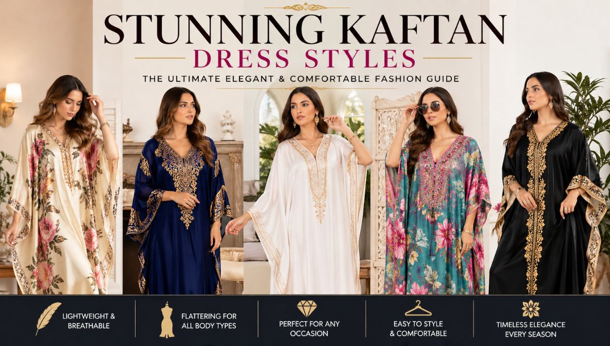 Kaftan Dress Styles - Style Aura Dresses