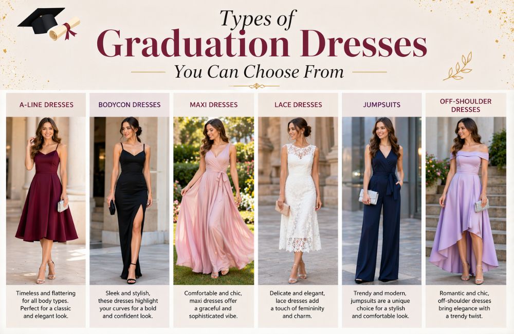 Types of Graduation Dresses You Can Choose From