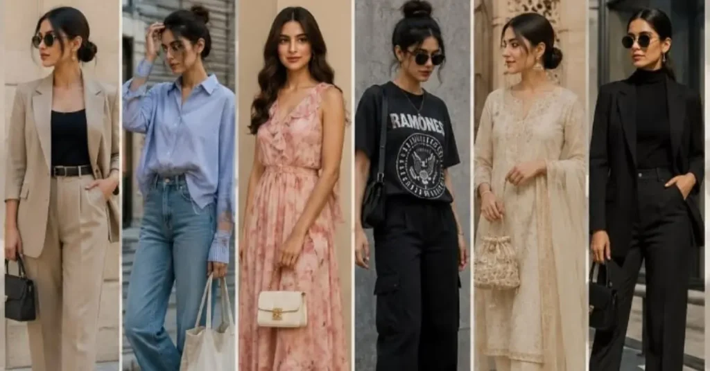 Elegant fashion outfit collection showcasing modern stylish dresses, highlighting why outfits are popular and how they define personality, confidence, and trending fashion styles in 2026.