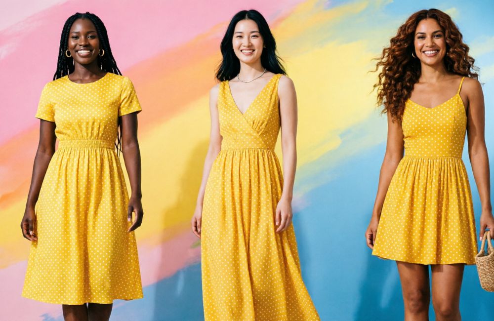 What is a Polka Dot Dress Yellow