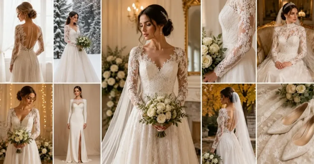 Why choose long sleeve wedding dresses, highlighting timeless elegance, modest coverage, seasonal versatility, royal-inspired style, and a flattering bridal silhouette.