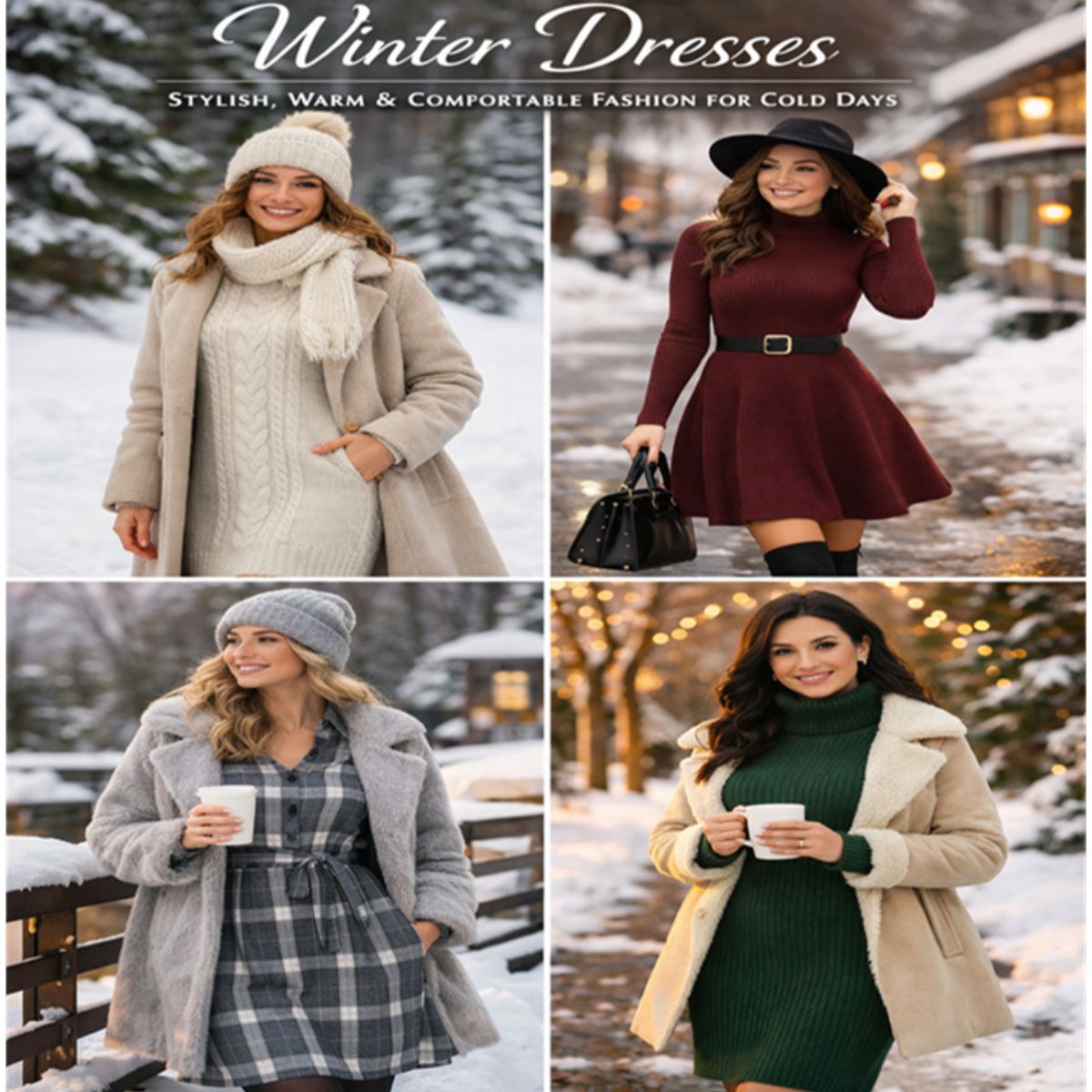 Winter Dresses: Stylish, Warm & Comfortable Fashion for Cold Days