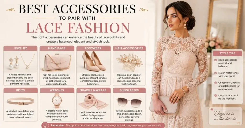 Best Accessories to Pair With Lace Fashion