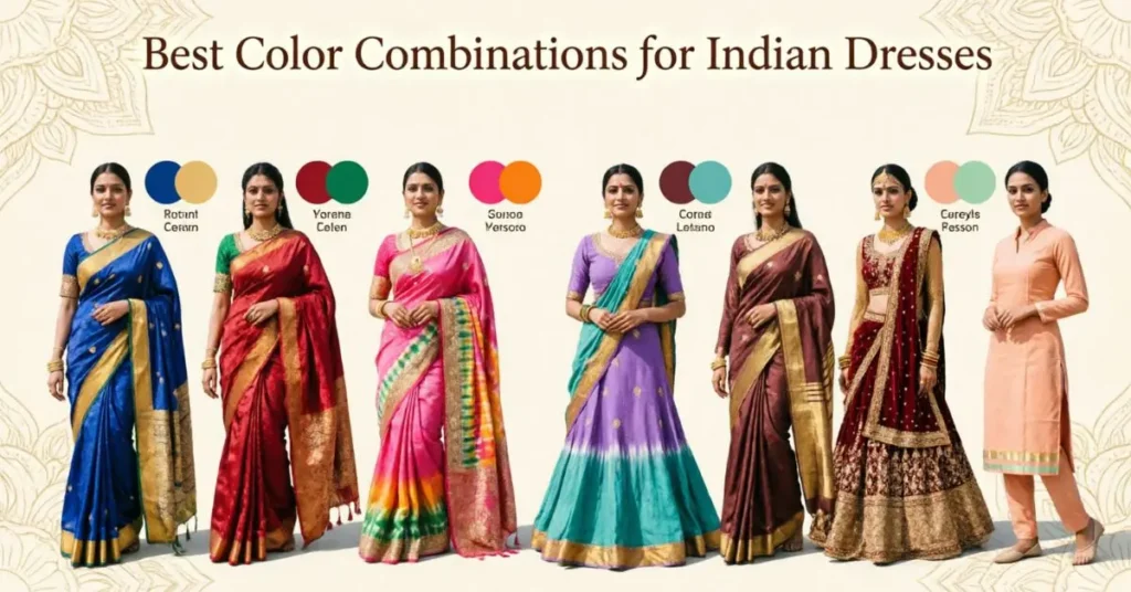Best Color Combinations for Indian Dresses