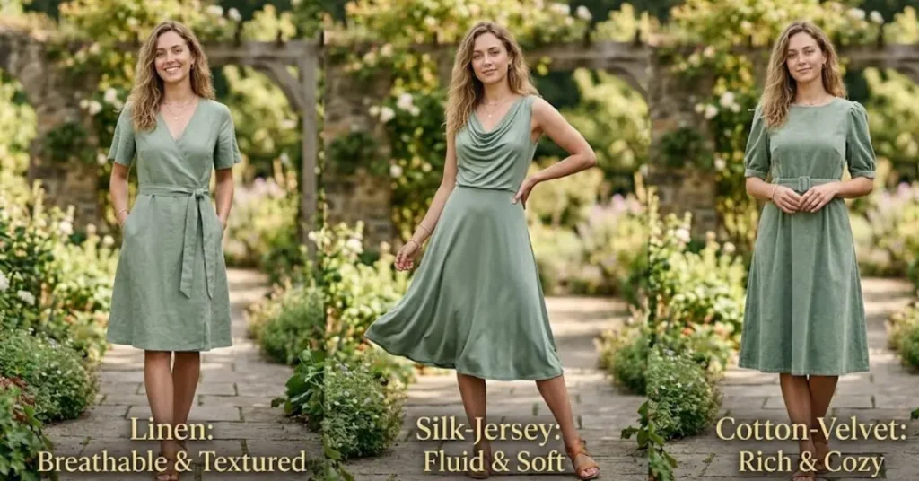 Best Fabrics for Comfort and Style is a great choice for an alt text. Here are some SEO-friendly options you can use:
