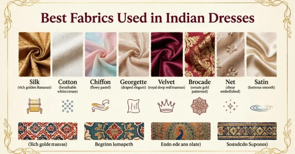Best Fabrics Used in Indian Dresses