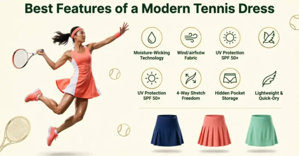 Best Features of a Modern Tennis Dress