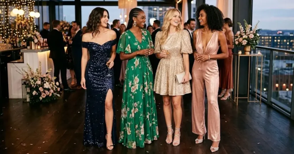 Best Outfit Ideas for Weddings, Parties, and Special Events featuring elegant American partywear and stylish modern fashion looks