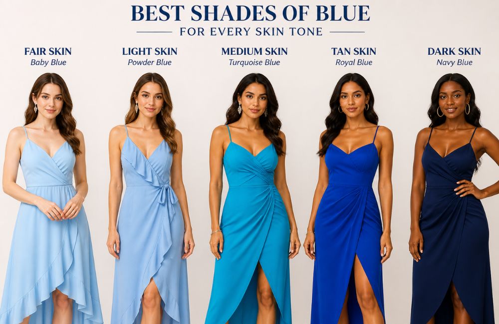 Best Shades of Blue for Every Skin Tone