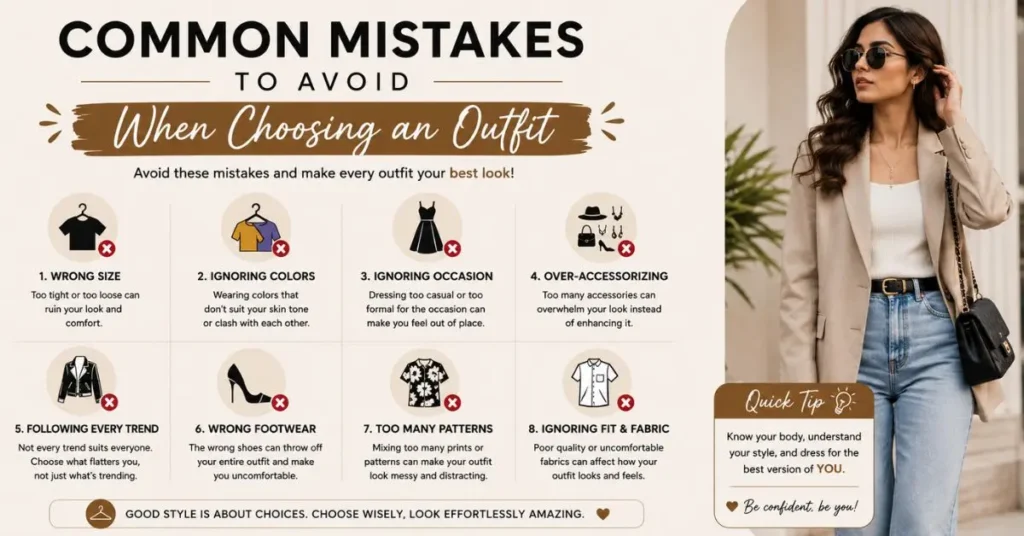 Common Mistakes to Avoid When Choosing an Outfit