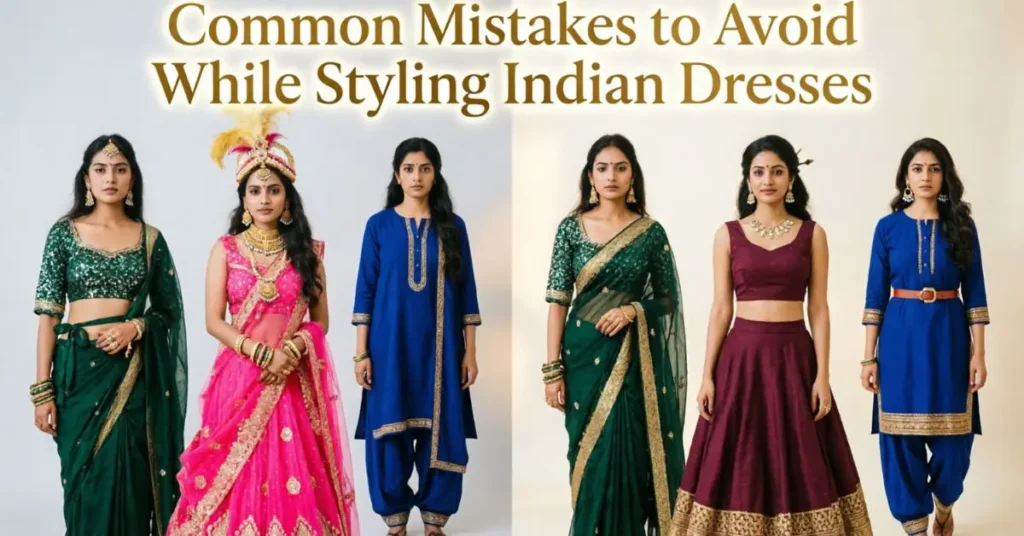 Common Mistakes to Avoid While Styling Indian Dresses