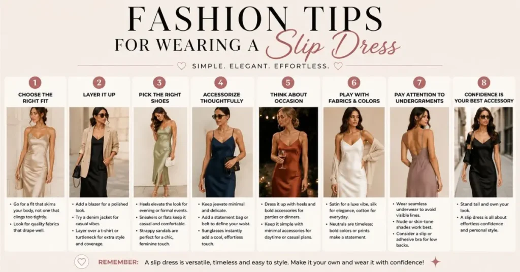 Fashion Tips for Wearing a Slip Dress