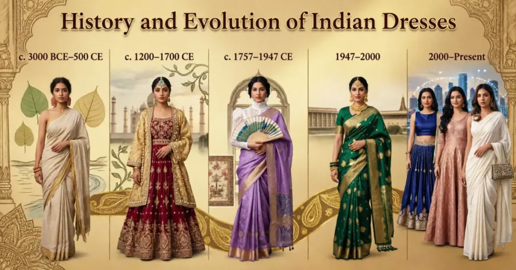 History and Evolution of Indian Dresses 