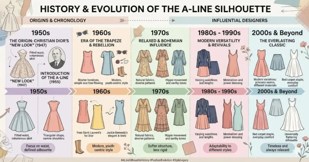 History and Evolution of the A Line Silhouette
