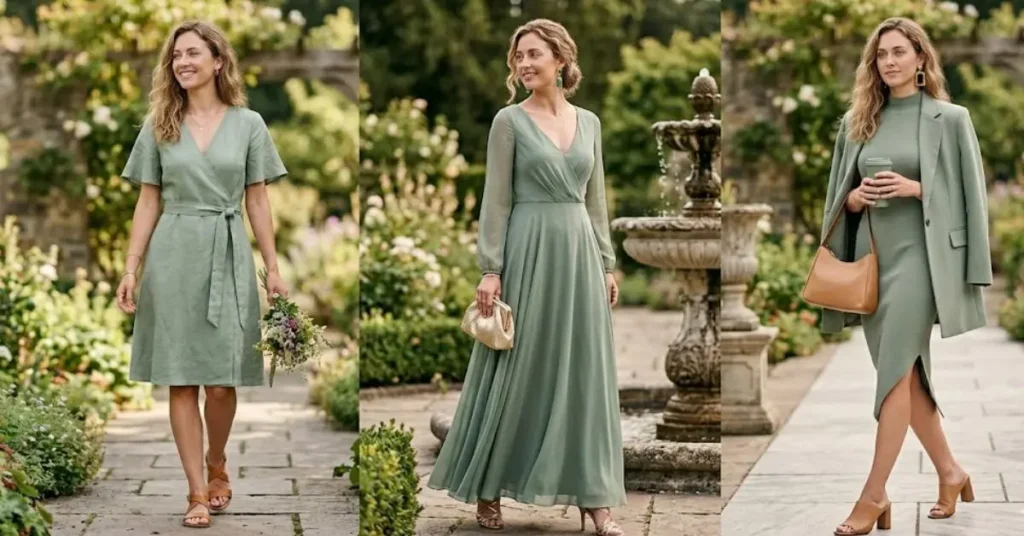 How to Style a Sage Green Dress Perfectly