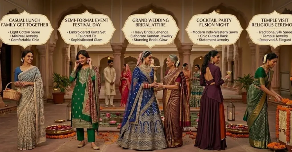 Indian Dresses for Different Occasions