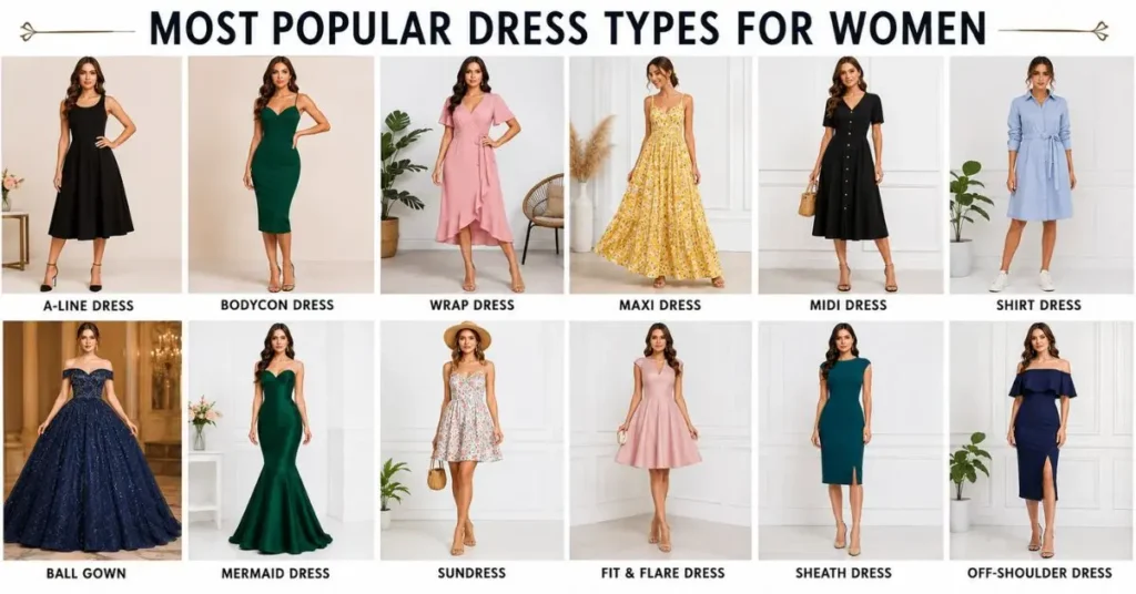Most Popular Dress Types for Women