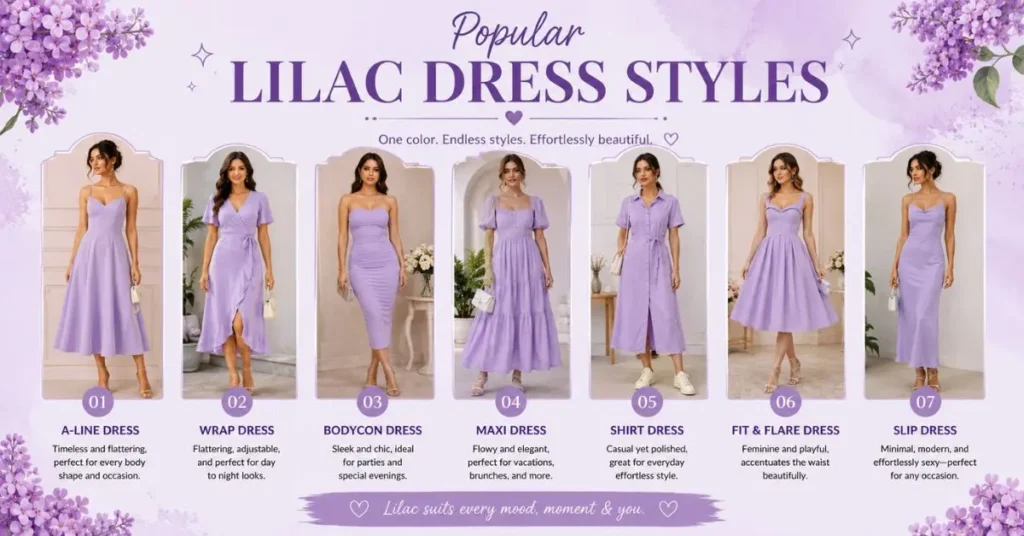 Popular Lilac Dress Styles