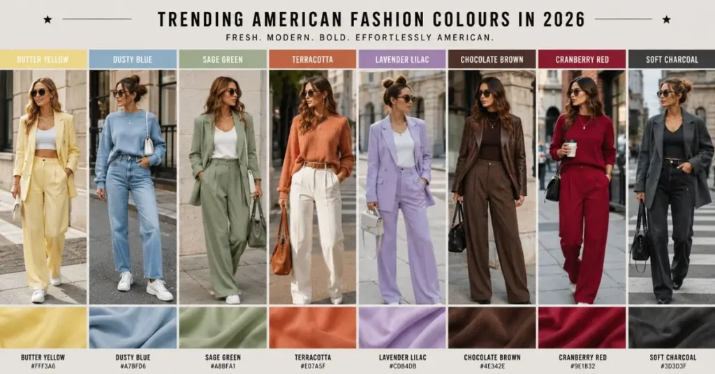 Trending American Fashion Colors in 2026