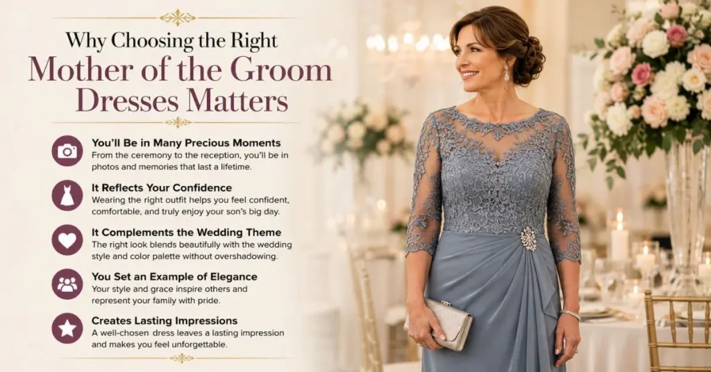 Why Choosing the Right Mother of the Groom Dresses Matters