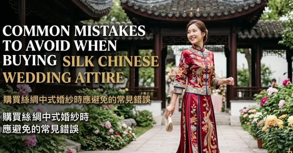 Common Mistakes to Avoid When Buying Silk Chinese Wedding Attire