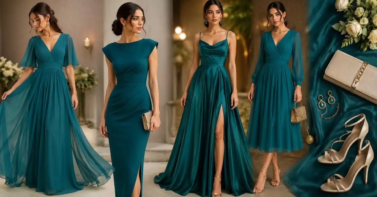 Teal Dress - Style Aura Dresses