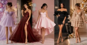 Stylish woman wearing a trendy birthday outfit featuring modern fashion trends for 2026, perfect for parties, celebrations, and special occasions with elegant accessories and contemporary style.
