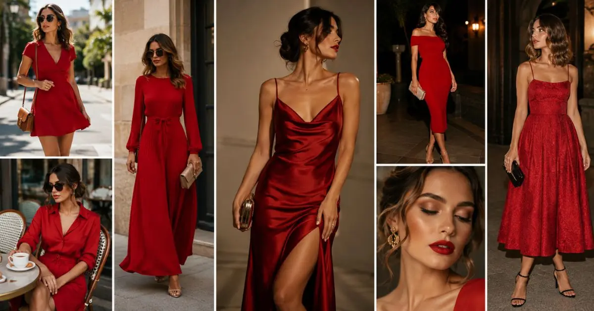 Red Dress Styling - Style Aura Dresses