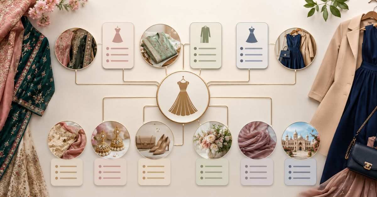 Style Aura Dresses sitemap overview