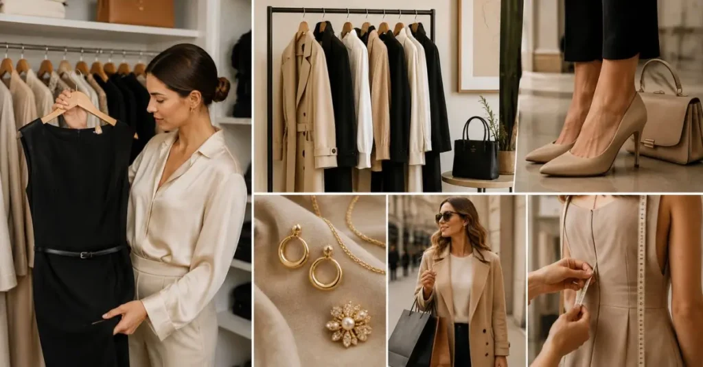 Elegant look on a budget with smart styling, versatile basics, accessories, and tailored affordable outfits.