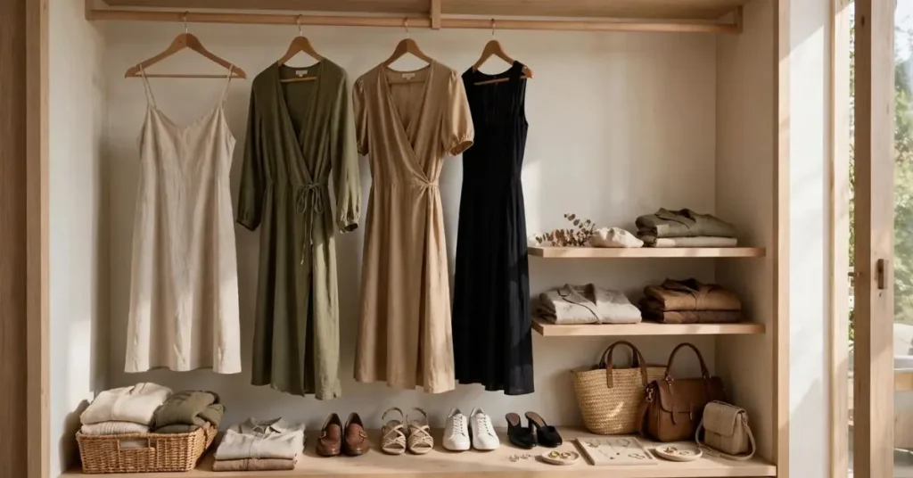 Sustainable and timeless fashion focused on durable, versatile dresses that remain stylish across seasons.