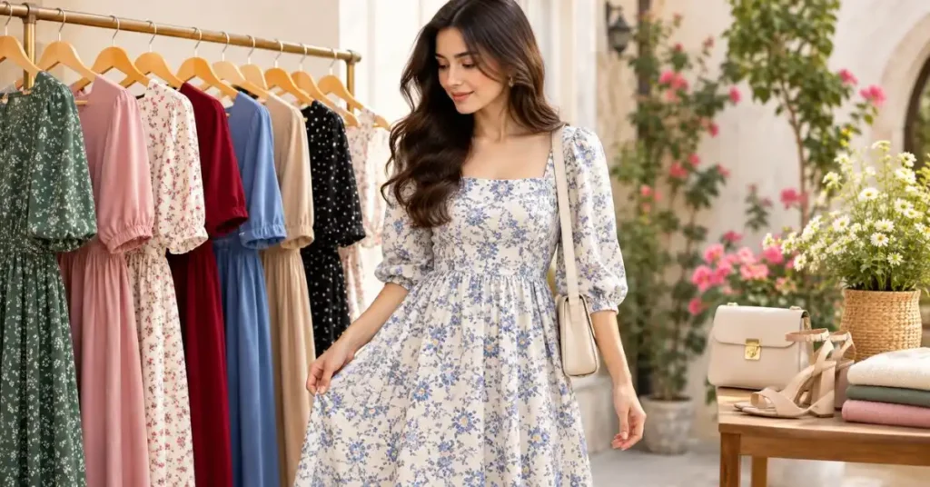 Inexpensive dresses offering smart and stylish looks for women on a budget.